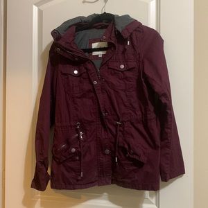Snobbish burgundy lightweight jacket size M